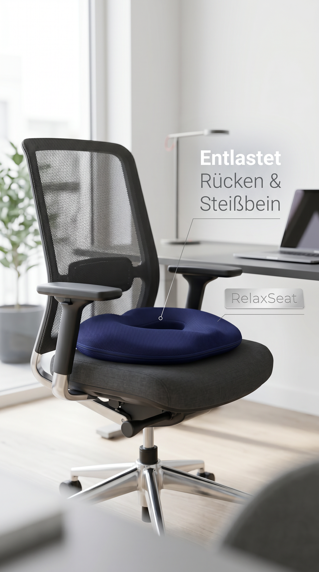 RelaxSeat – Orthopädisches Sitzkissen