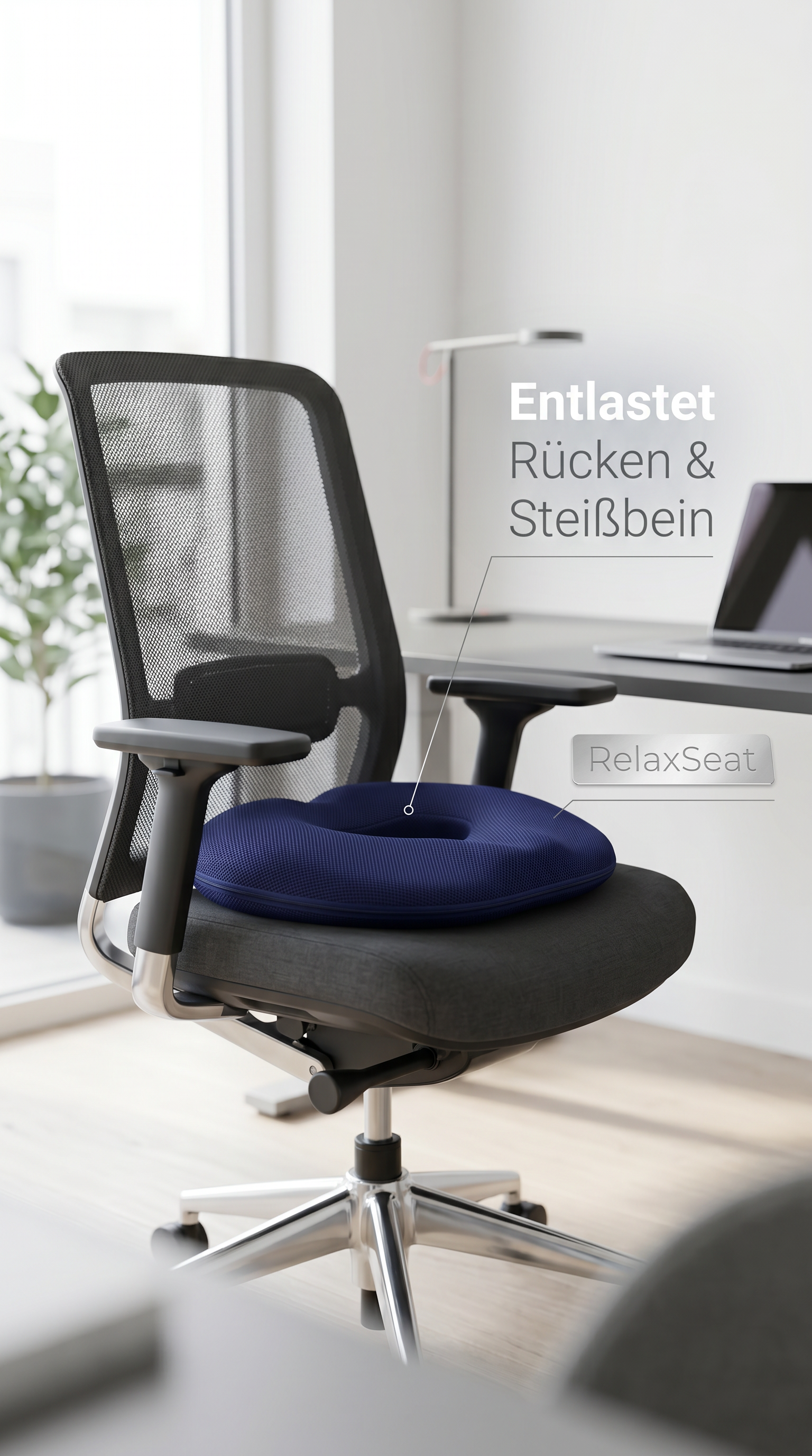 RelaxSeat – Orthopädisches Sitzkissen